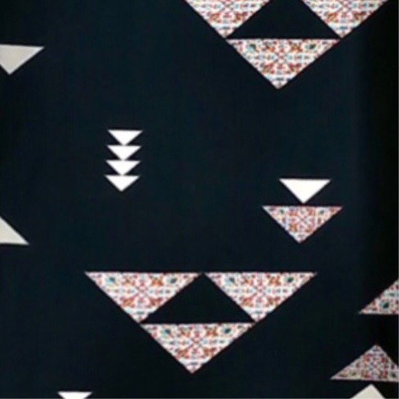 LuLaRoe OS Leggings Black Background One Size LLR - Picture 2 of 6